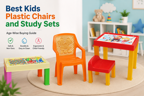 Best Kids Plastic Chairs and Study Sets for Indian Children: Age-Wise Buying Guide