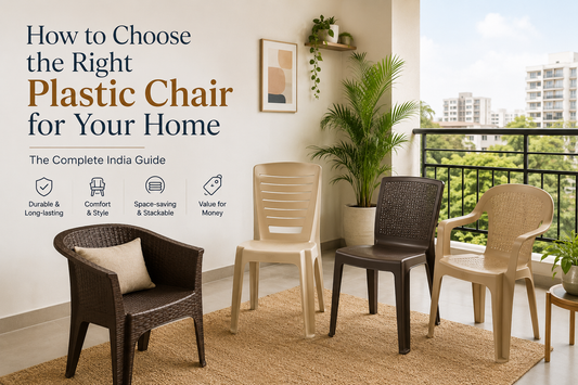 How to Choose the Right Plastic Chair for Your Home: The Complete India Guide