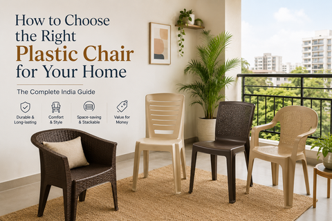 How to Choose the Right Plastic Chair for Your Home: The Complete India Guide