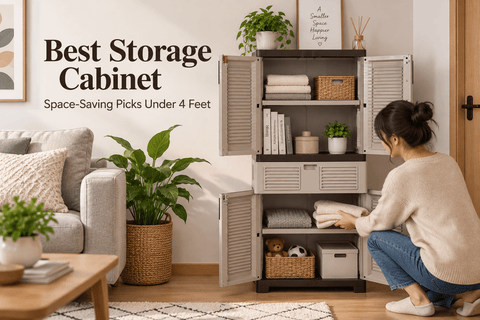 Best Storage Cabinet for Small Apartments: Space-Saving Picks Under 4 Feet