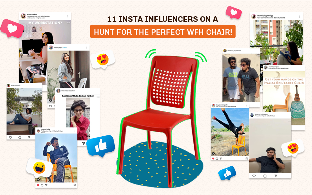 Gear up for some Viral Hungama as these popular Influencers hunt for the perfect WFH Chair!