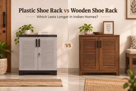 Plastic Shoe Rack vs Wooden Shoe Rack: Which Lasts Longer in Indian Homes?