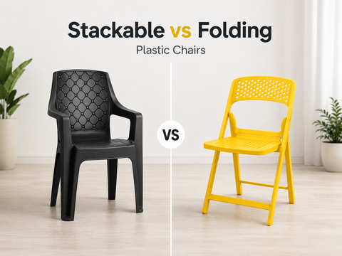 Stackable Plastic Chairs vs Folding Plastic Chairs: Which Should You Buy?