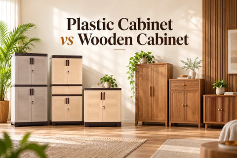 Plastic Cabinet vs Wooden Cabinet: Which Storage Solution Is Better for Indian Homes?