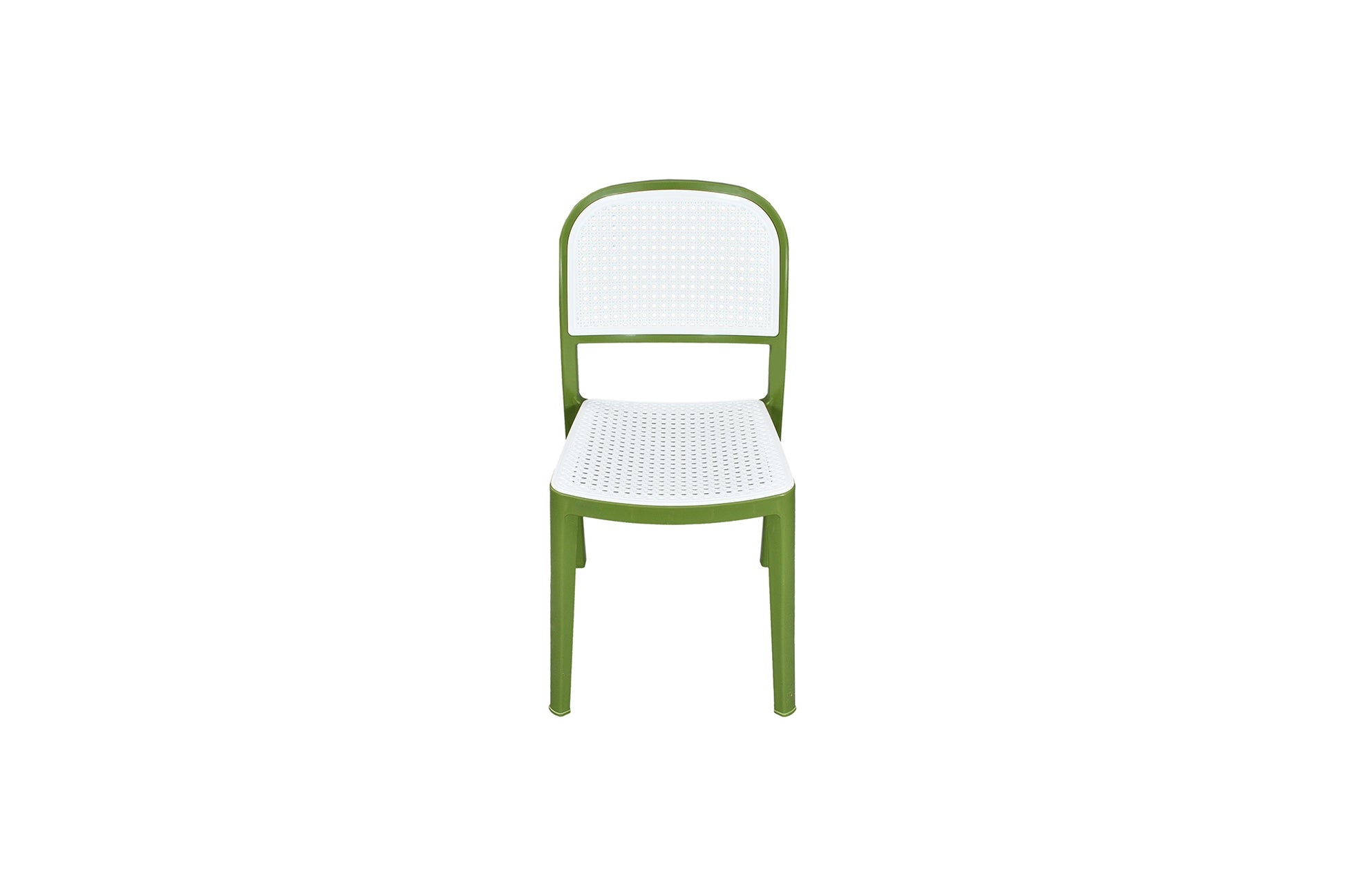 Olive Green  White