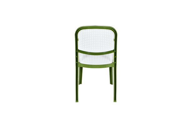 Olive Green  White