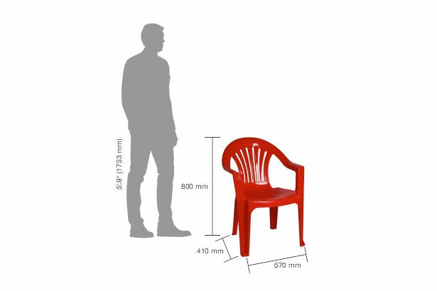 Kisan 1155 Popular Plastic Chair