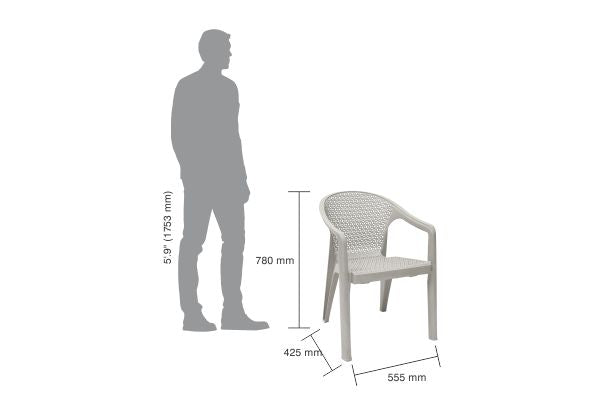 Italica 5202 Oxy Plastic Chair