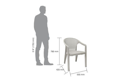 Italica 5202 Oxy Plastic Chair