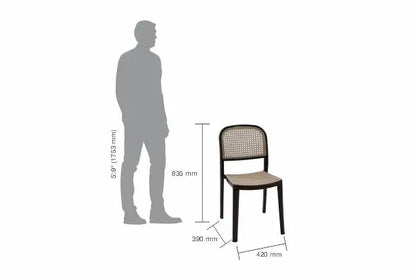 Italica 5253 Armless Plastic Chair
