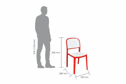 Italica 5253 Armless Plastic Chair