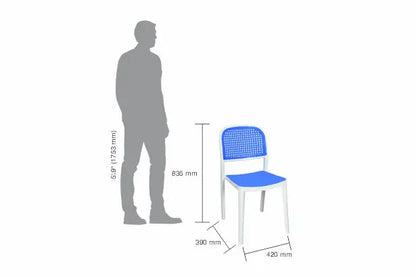 Italica 5253 Armless Plastic Chair