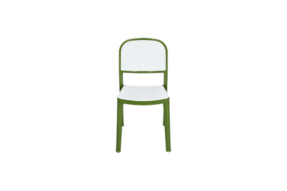 Olive Green  White