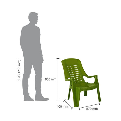 Kisan Easy GoodWill Plastic Chair