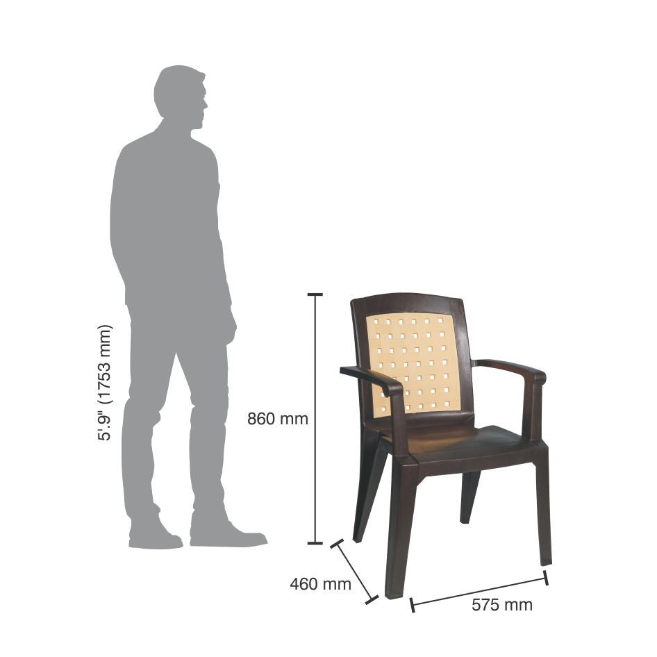 Kisan Vogue Imperial Plastic Chair