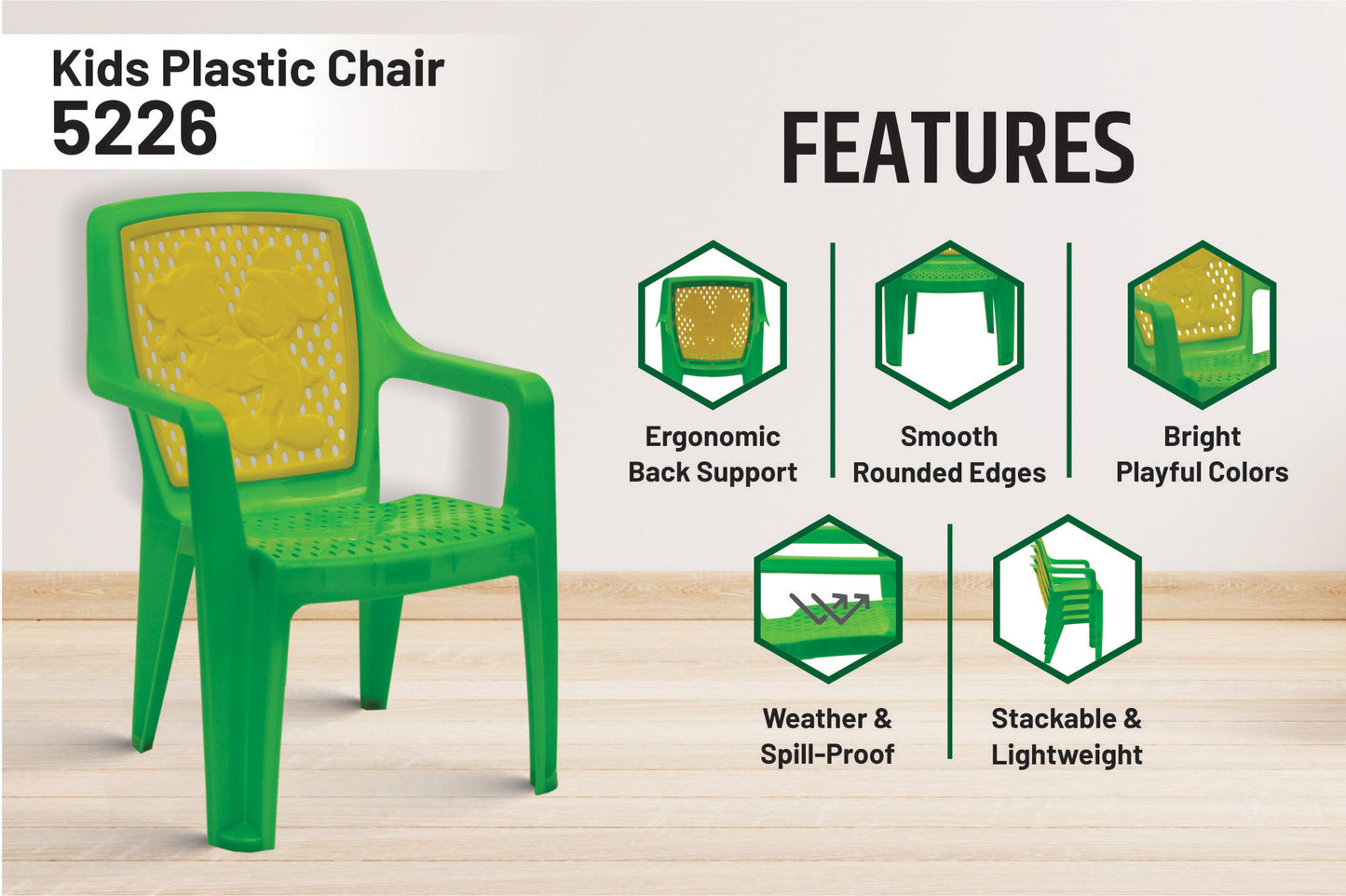 Italica 5226 Kids Plastic Chair