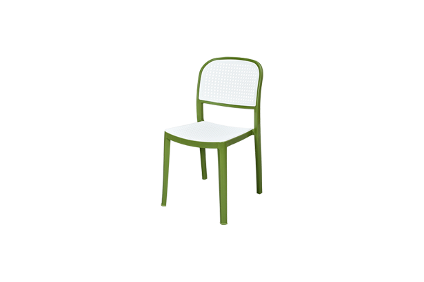 Olive Green  White