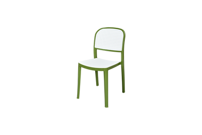 Olive Green  White