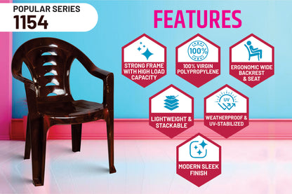Kisan 1154 Popular Plastic Chair