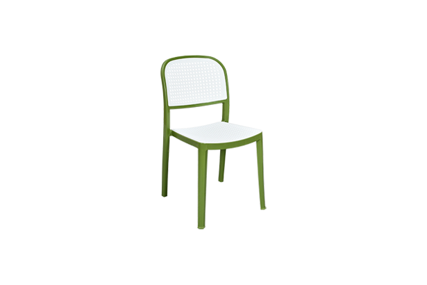Olive Green  White