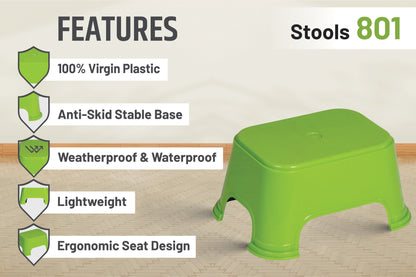 Kisan 801 Plastic Stool