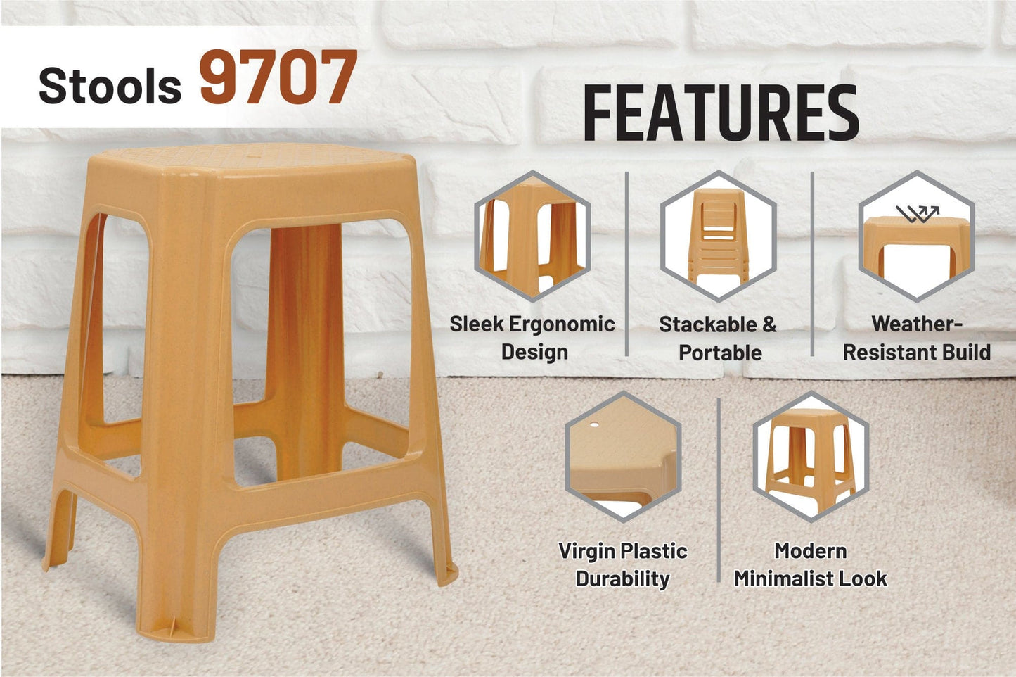 Italica 9707 Stool