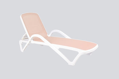 Sunlounger 8106 Beige and White – Premium Sun Lounger